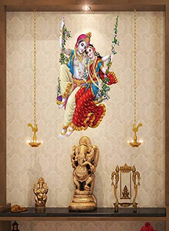 Rangoli Vinyl God Big Wall Sticker (Multicolour 50cm or 70cm) CD 98 - Image 2